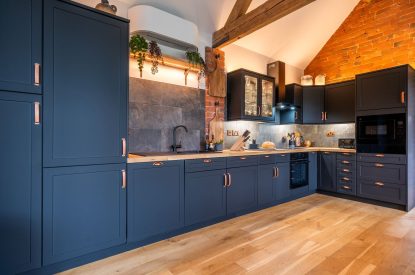 The kitchen at Lapworth Barn, Warwickshire