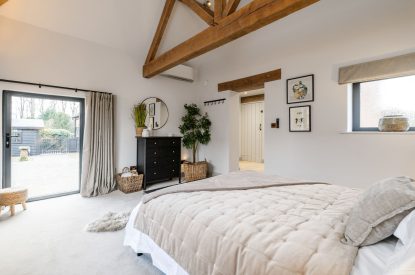 A double bedroom at Lapworth Barn, Warwickshire