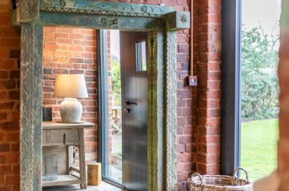 The entrance hall at Lapworth Barn, Warwickshire