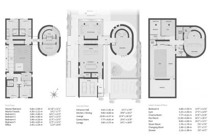 The floor plan of Lunar, Hertfordshire