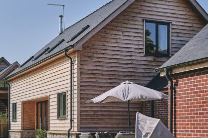 The exterior of Estate Lodge, Welsh Borders