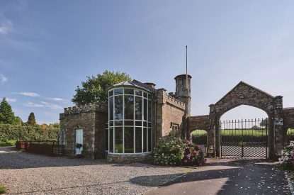The front exterior at Osborne Lodge, Herefordshire