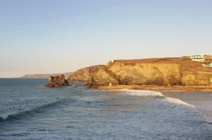Sea views at The Tide House, Cornwall