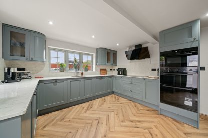 The kitchen at Forge Cottage, Staffordshire