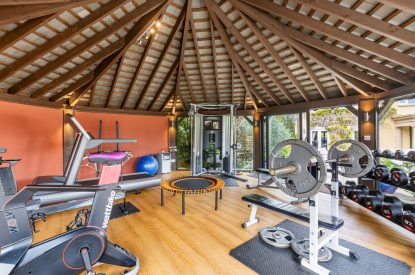 The gym at Broadridge Manor, Devon