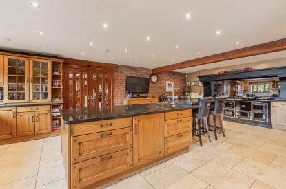 The kitchen at Broadridge Manor, Devon