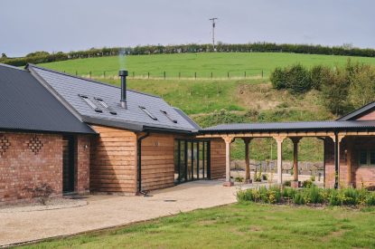 The grounds at Haymill Retreat, Powys