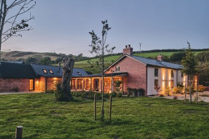 The garden at Haymill Retreat, Powys