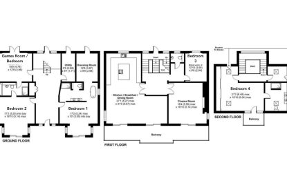 The floor plan of Panorama Point, Cornwall