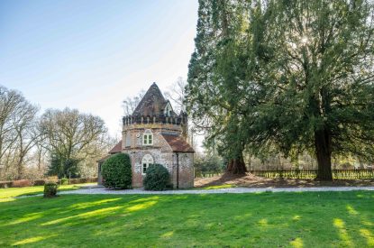 The entrance to Grimsbury Castle, Berkshire