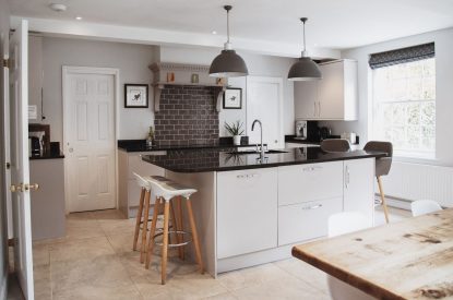 The kitchen at The Coachman's House, Wiltshire