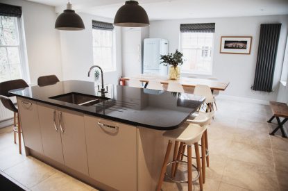The kitchen at The Coachman's House, Wiltshire