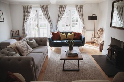 The living room at The Coachman's House, Wiltshire