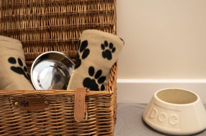 Dog friendly hamper at Grimsbury Castle, Berkshire