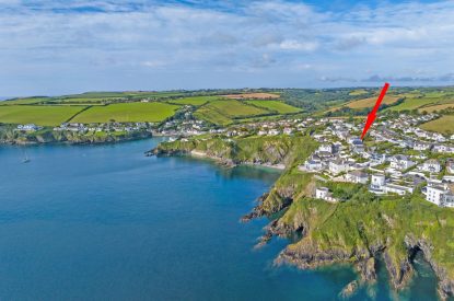 Coastal views at Panorama Point, Cornwall