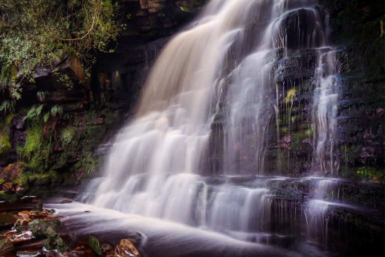 Middle Black Clough Waterfall, Glossop