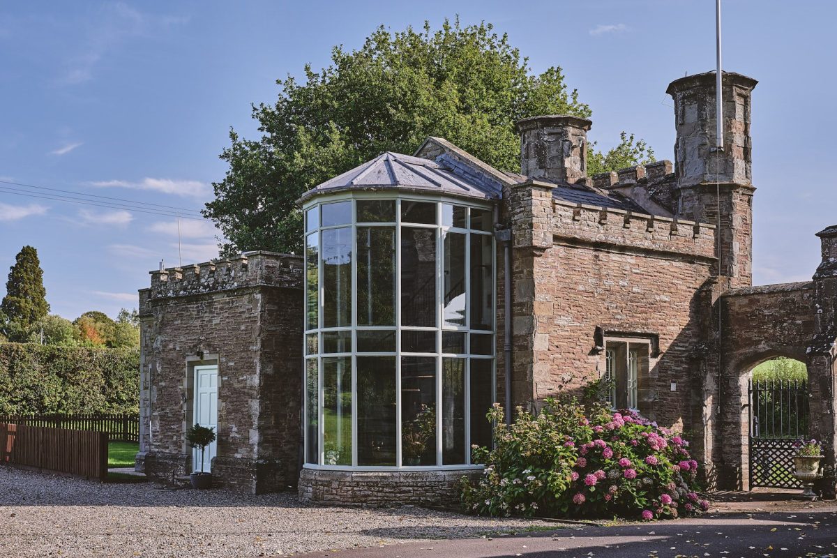 The exterior of Victoria Lodge, Welsh Borders