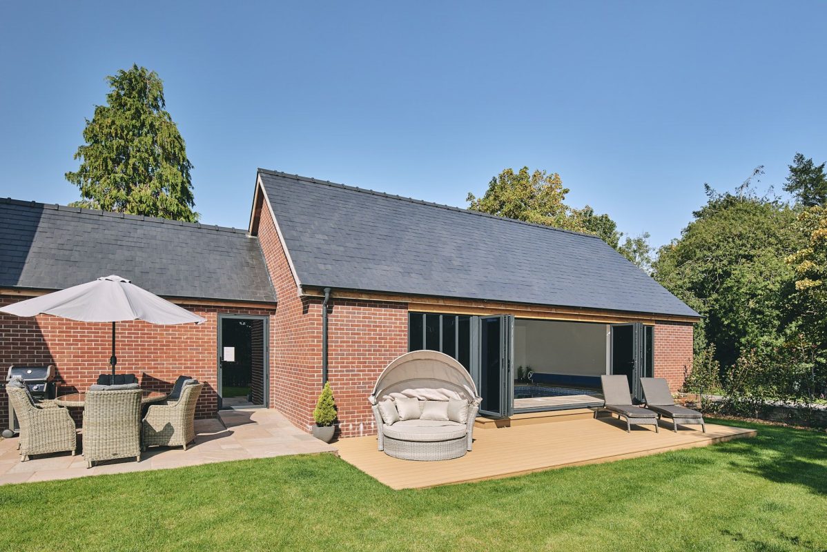 The exterior of Estate Lodge, Welsh Borders