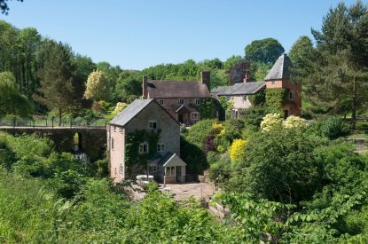 The grounds at The Old Mill, Worcestershire
