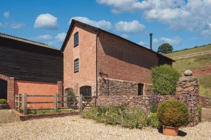 The exterior of Exe Valley Retreat, Devon