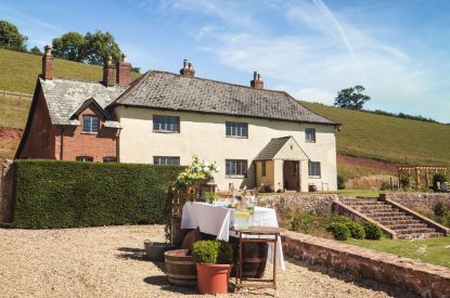 The exterior of Exe Valley Barn, Devon