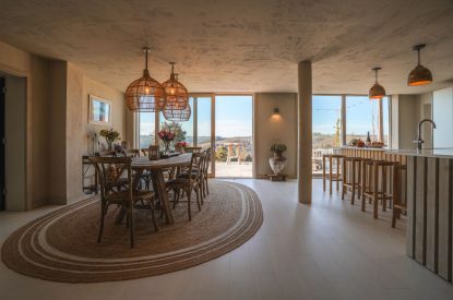 The dining area at Winston Manor, Cotswolds