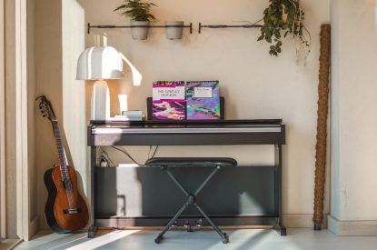 The piano at Winston Manor, Cotswolds
