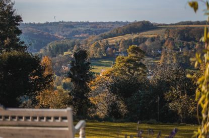 Countryside views at Winston Manor, Cotswolds