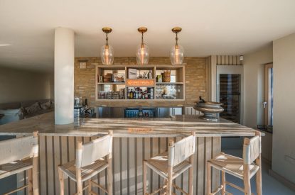The bar at Winston Manor, Cotswolds