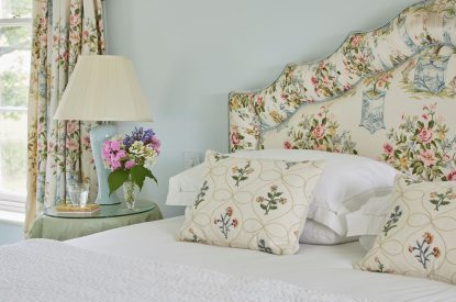 A super-king-size bedroom at Spring House, Norfolk