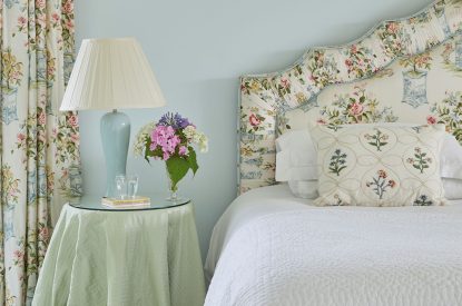 A super-king-size bedroom at Spring House, Norfolk