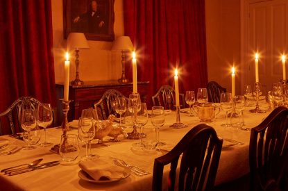 The dining room at Spring House, Norfolk