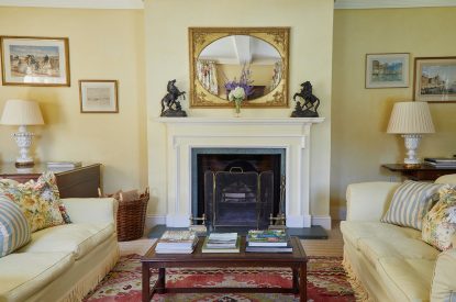 The sitting room at Spring House, Norfolk