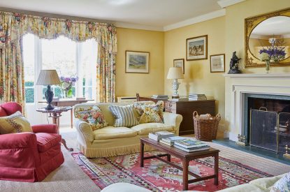 The sitting room at Spring House, Norfolk