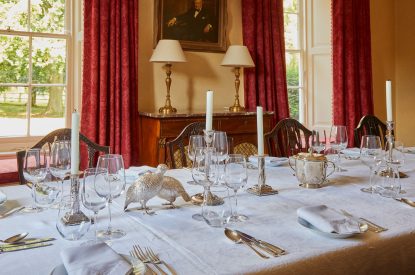 The dining room at Spring House, Norfolk