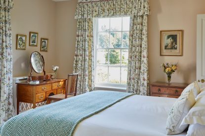 A king-size bedroom at Spring House, Norfolk