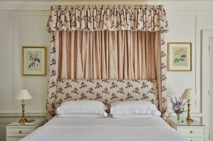 A king-size bedroom at Spring House, Norfolk