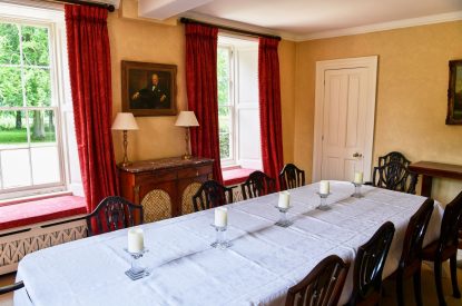 The dining room at Spring House, Norfolk