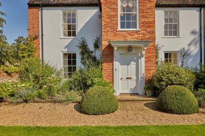 The entrance to Spring House, Norfolk