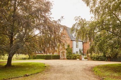The driveway at Spring House, Norfolk