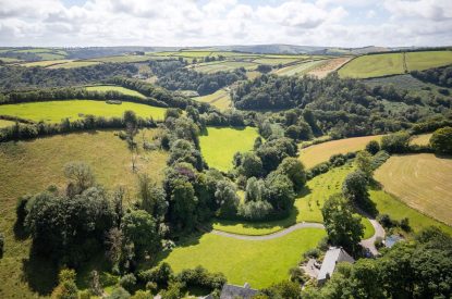 Countryside views at Butterfly Cottage, Somerset