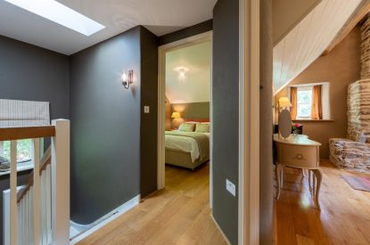 The bedrooms at Butterfly Cottage, Somerset