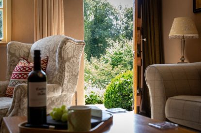 The living room at Butterfly Cottage, Somerset
