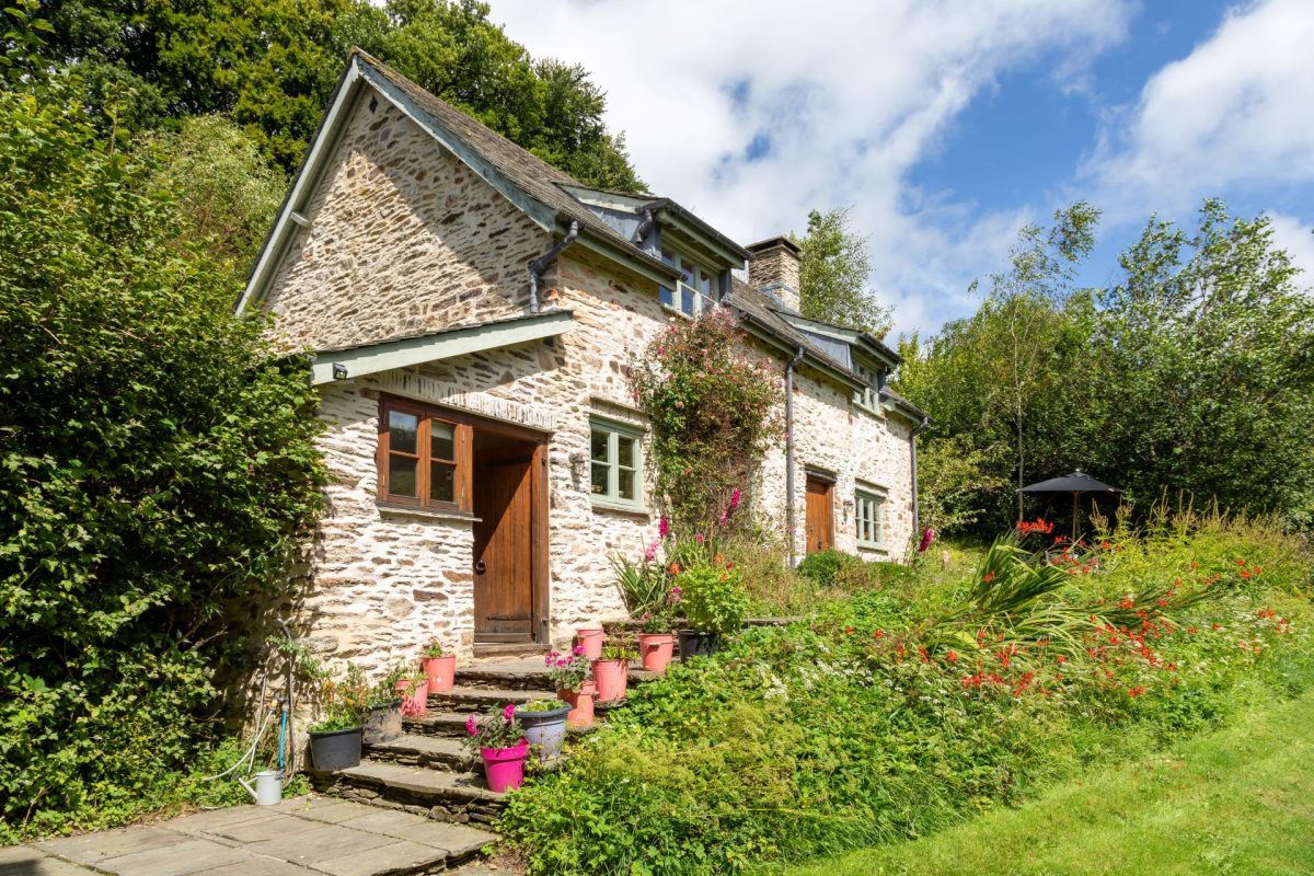 The garden at Butterfly Cottage, Somerset
