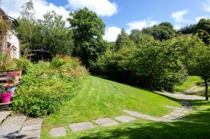 The garden at Butterfly Cottage, Somerset