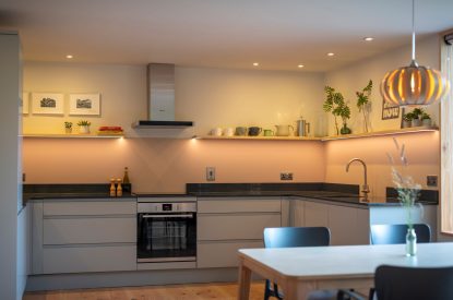 The kitchen at Cedar Lodge, Herefordshire