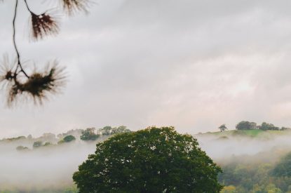 Countryside views at Cedar Lodge, Herefordshire