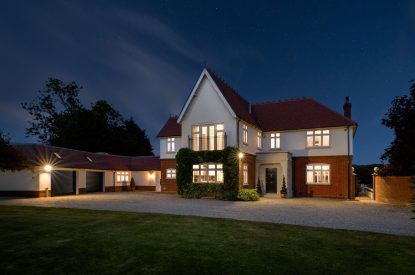 The exterior of Merry Manor, Essex