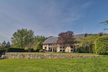 The gardens at Hall House, Powys