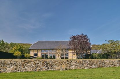 The gardens at Hall House, Powys